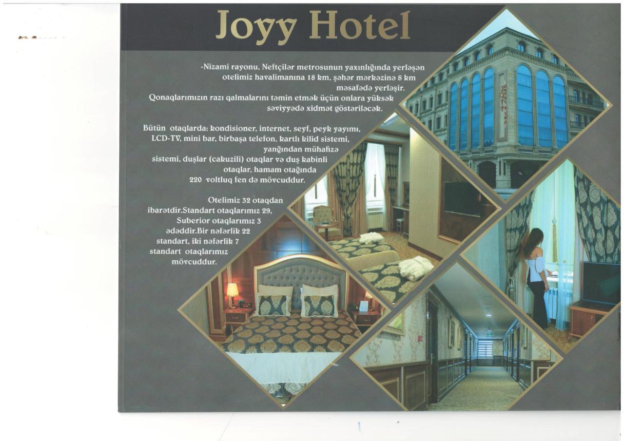 Joyy Hotel & Spa Baku Exterior foto